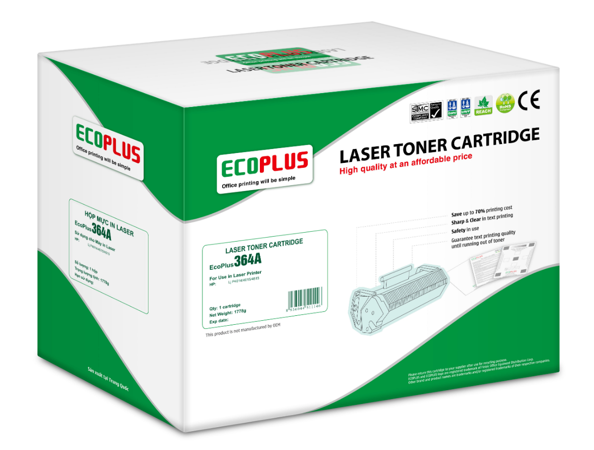 Mực in laser EcoPlus 364A