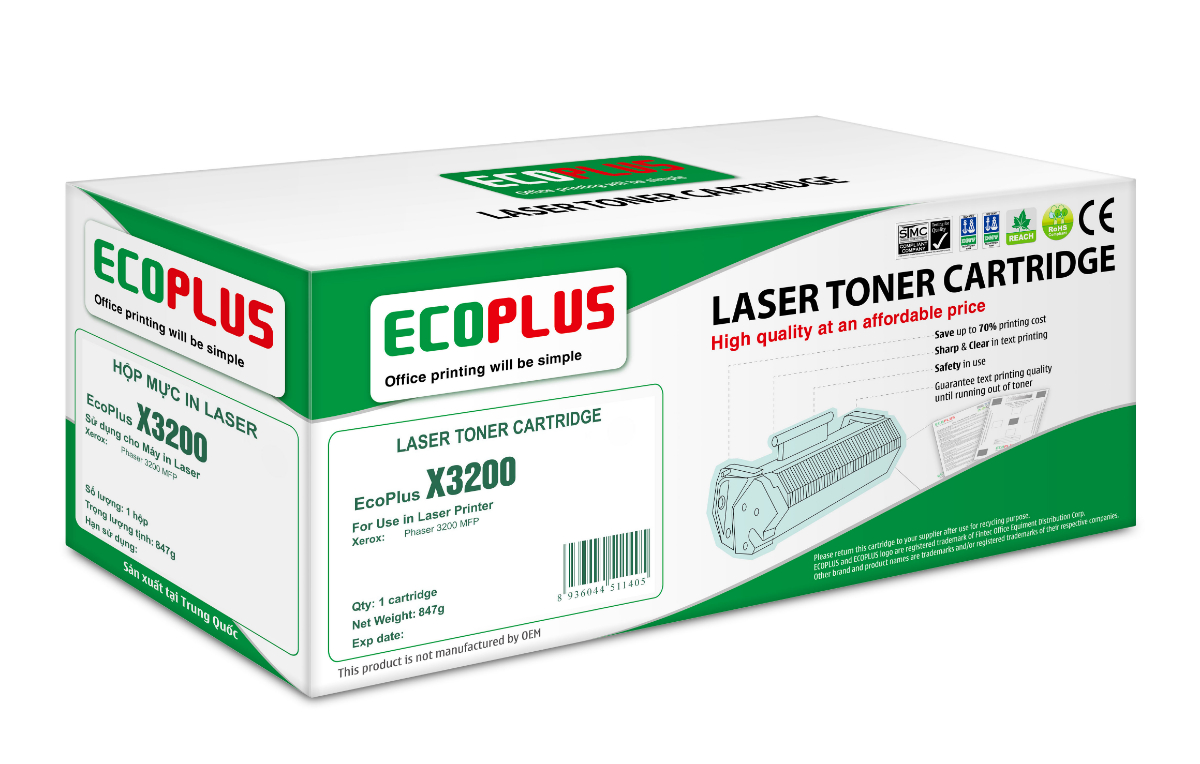 Mực in laser EcoPlus X3200