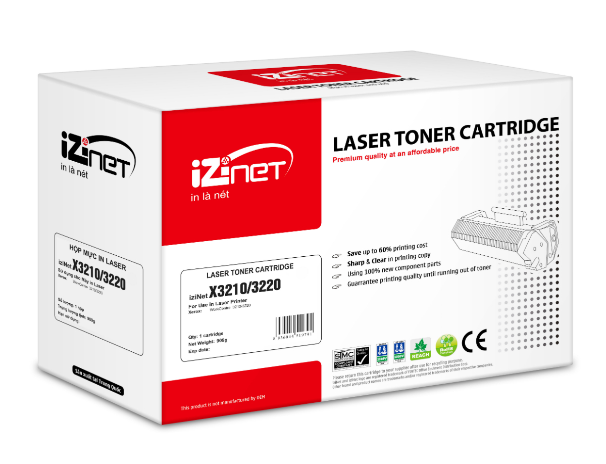 Mực in laser iziNet X3210/3220