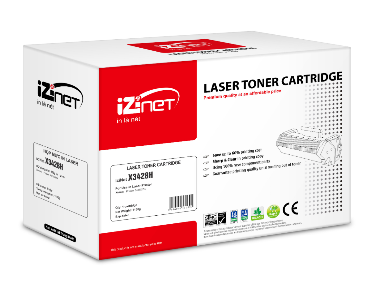 Mực in laser iziNet X3428H